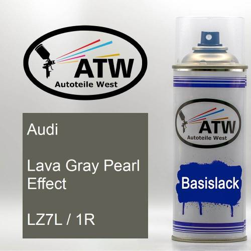 Audi, Lava Gray Pearl Effect, LZ7L / 1R: 400ml Sprühdose, von ATW Autoteile West.